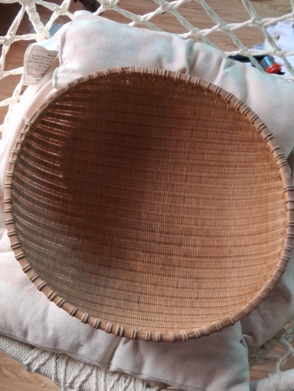 Source Unknown Natural Brown Woven Wicker Basket 1'4"x 4"